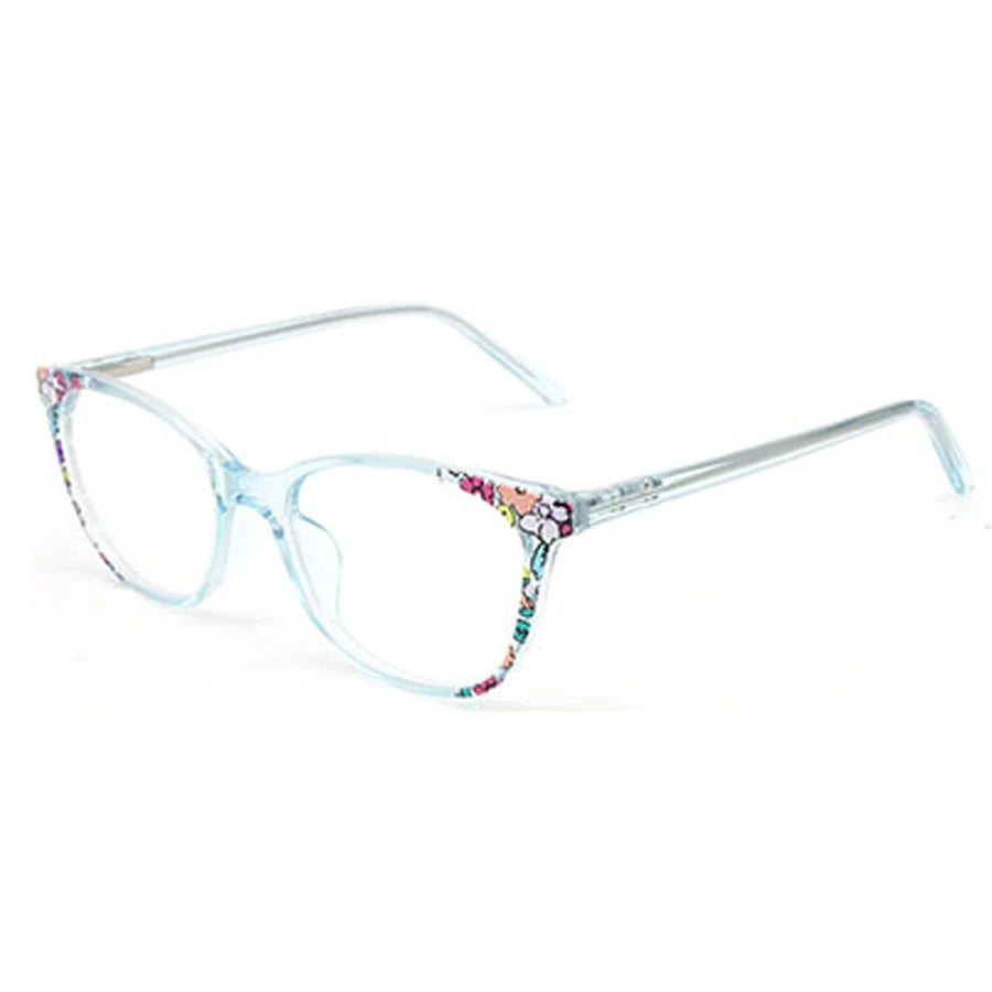 Hot Sale Online Designer Classic Transparency Round Glasses Bright Cat Eye Opyical Glasses