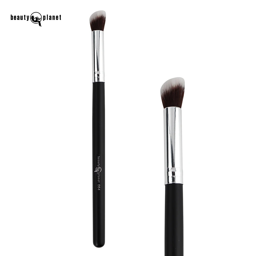 Beauty Planet Private Label High Quality U Shape Contour Brush Brash Make up High Gloss Nose Shadow Brush Makeup Tool