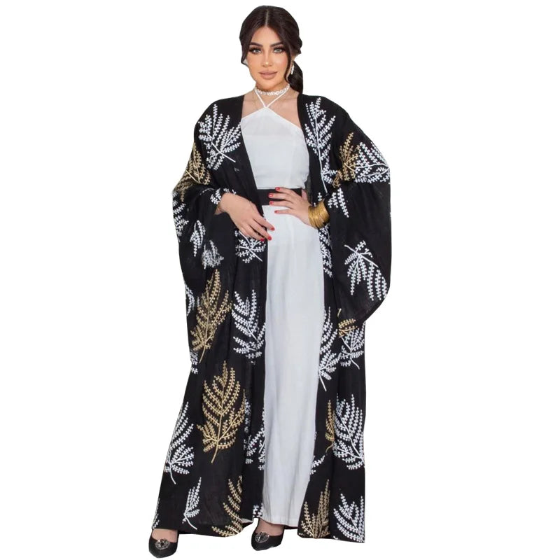 New Arrival Women's Two-piece Set Muslim Dress Dubai Abaya Jalabiya Kaftan