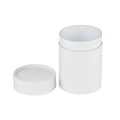 7cm Dia Candle Cosmetic Jar Oil Bottle Round Packaging Box White Cardboard Paperboard Tube with Lid
