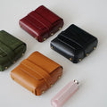 PU  Leather  Lipstick Case Travel Cosmetic Pouch Mini Portable Lipstick Storage Organizer Makeup Purse