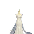 Long Women's Lace Butterfly Wedding Dress Robe De Married Princesse Avec Longue Traine Combinaison Robe De Married 2023 Chic