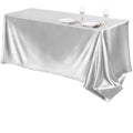 Custom Sizes and Colors Satin Glitter Tablecloth for Festive Decorations Bulk Order Simple Style