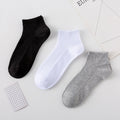 Jingwen Cotton Socks Elastic Shaping Socks Solid Color Men Socks