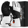 Heated High-quality Ski Gloves Split-Finger Waterproof Breathable Lithium Battery 40-60C Accept Customized Logo for Winter