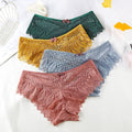 Hot Sale Comfortable Women's Everyday Briefs Sexy Lace Underwear Solid Color Exquisite Knitted Technique Wholesale