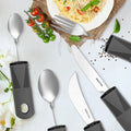Adaptive Silverware Set for Elderly Arthritis Parkinson's Bendable Disable Cutlery Non-Weighted Utensils Stocked Sets Food