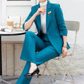 Professional High-End Women's Business Suits Anti-Wrinkle Worsted Fabric Spring Autumn Commuting Temperament Broadcasting Art