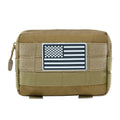 Large Capacity Waterproof Multi-Functional Waist Bag Tactical Pouch Fanny Pack for Outdoor Usage Zipper Closure