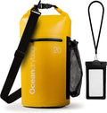 Outdoor Portable 50L 4L 15L Waterproof Dry Bag Backpack 500D PVC Floating Boating Fishing Swimming Ocean Pack Sports Recreation