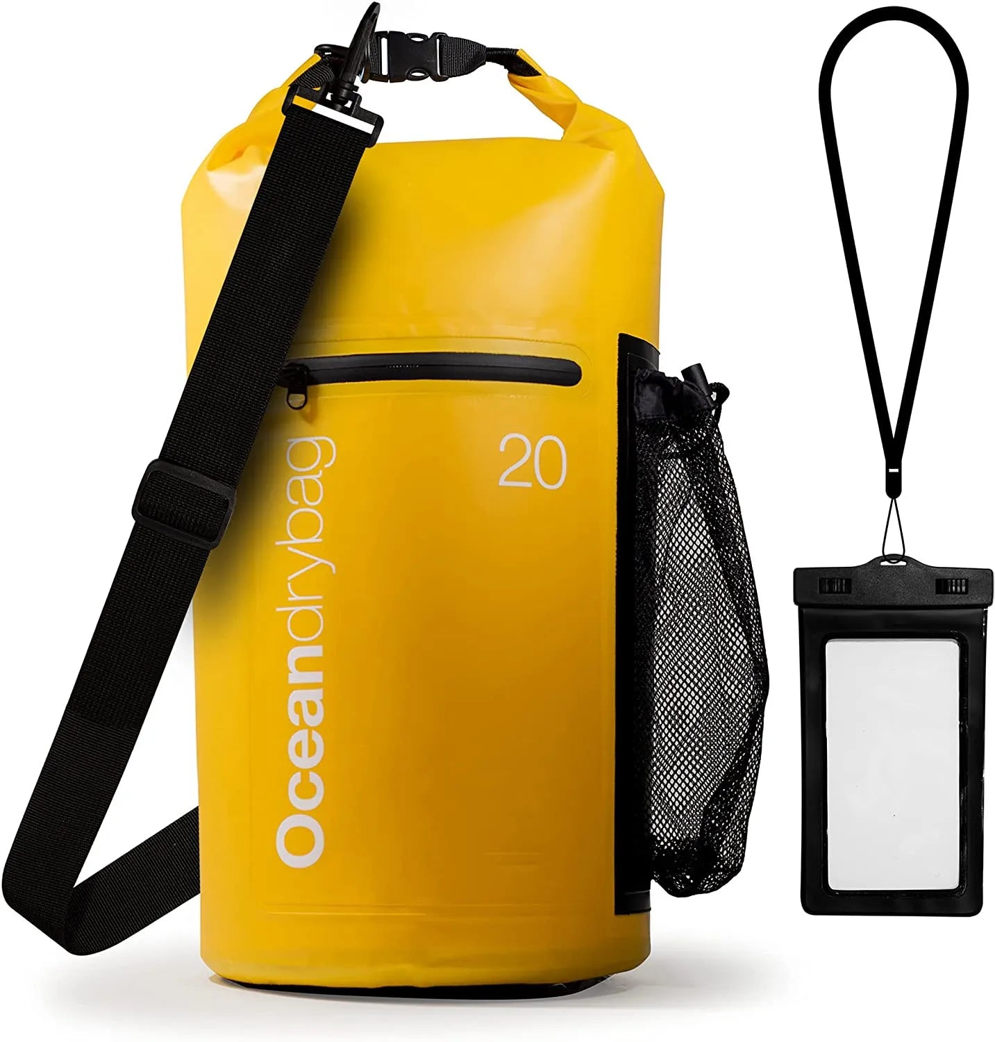 Outdoor Portable 50L 4L 15L Waterproof Dry Bag Backpack 500D PVC Floating Boating Fishing Swimming Ocean Pack Sports Recreation