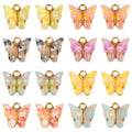 New Fashion Acrylic Butterfly Charms Pendants Alloy Butterfly Dangles for  Earrings Bracelets Necklace Jewelry Making DIY