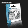 TS-K309 50PCS Photo Frame Backboard Hardware Kits Includes Screw Z Frame Brackets and Hooks