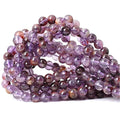 High Grade  Cacoxenite Crystal Amethyst Loose Stone Beads Natural Stone Beads for Jewelry Making