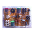 Set of 105pcs Rotary Tool Accessories Abrasive Tool Bits Diamond Wheels Sanding Cutting Discs Mini Die Grinder Drill Bits Kit
