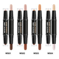 Makeup Double Head High Pigment Waterproof Moisturizer Contour Foundation Stick Oil Control Vegan Cruelty Free Bronzer