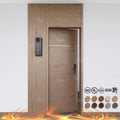 Europe UK England Standard 30 60 Mins Fire Door for Hotel Large Sizes Internal Fire Rated Solid Doors Inside Recycled Fire Door