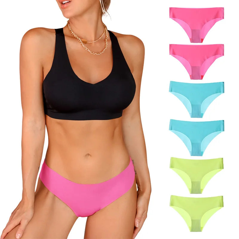 Woman Seamless Panty One Piece Ondergoed Low Waist Laser Cut Brief Thong Traceless Underwear Bezszwowe Majtki Woman Panties