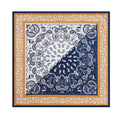 90*90CM Summer New Colored Square Scarf Waist Drum Flower Printed Fashion Muslim Scarf Wholesale