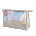 Luxury Private Label Holographic TPU Small Makeup Cosmetic Clutch Travel Bag Lipstick Pouch With Custom Logo OEM