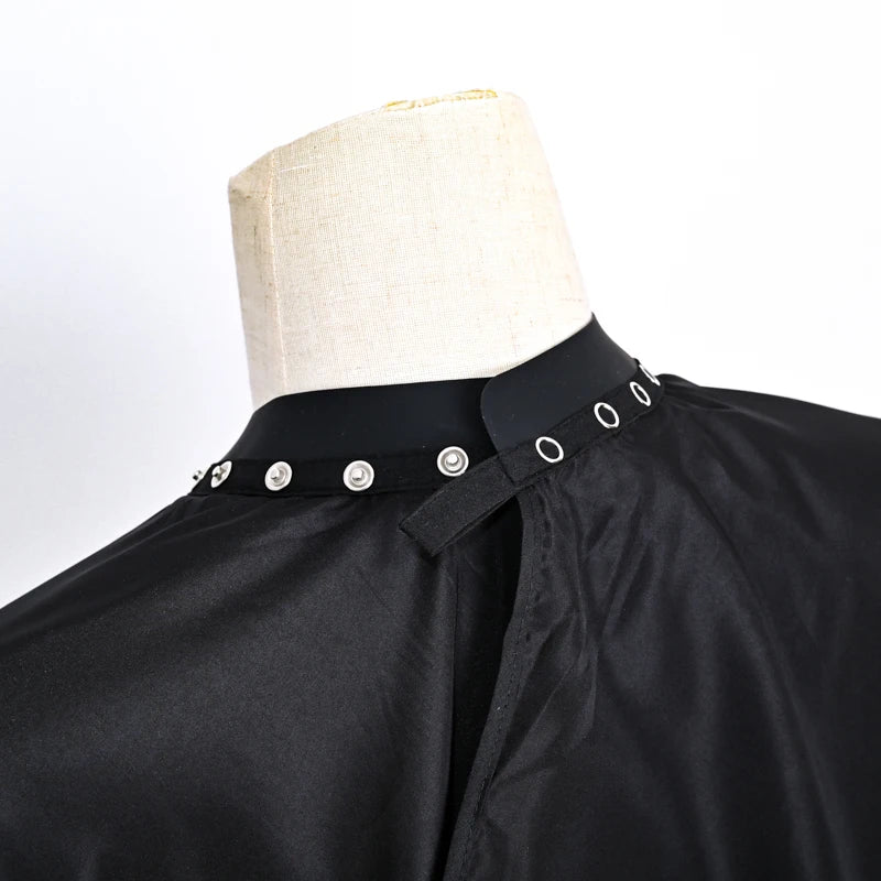 Professional Printed Polyester Hair Salon Hairdressing Barber Capes with Silicone Neck
