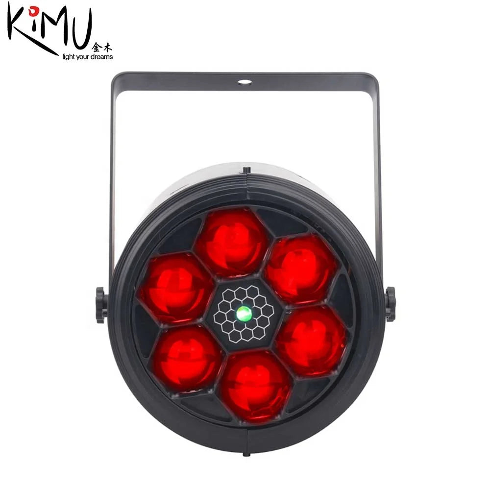 6*15w 4-in-1 Laser Lights Rotating Color Disco Club Bee Eye LED Stage Lights for Sale