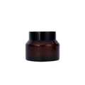 15g 30g 50g Slant Glass Jar Inclined Slope Shoulder Cream Container Cosmetics Empty Matte Frosted Amber Black Glass Cream Jar