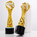 Resin Cup Customization Excellent Employee Team Sales Crown Dance Football Champion Metal Crystal Trophy Customization