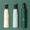 Promotional Umbrella Waterproof Folding Regenschirm Auto Open 3 Fold Uv Windproof Automatic Umbrella Foldable Custom with logo