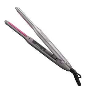 Portable Mini Titanium Flat Iron Customizable Logo 400 Degrees Electric Power Source LED Display for Short Hair