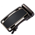 LQbelt Men's Ratchet Buckle Automatic Buckles for Men Alloy Buckle Laser Logo Custom Model Factory Wholesale Stock