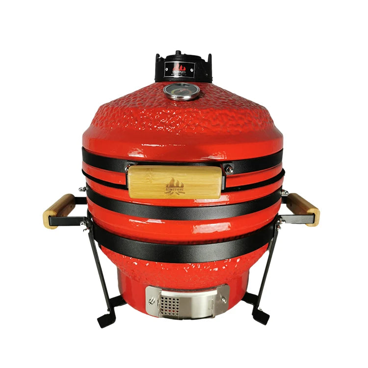 Kimstone 16 Inch Ceramic Asador Grill Kamado Bbq Grills Outdoor Garden Supplies