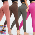 25 Multi Colors Scrunch Butt Seamless Legging Custom LOGO High Waist Compression Workout Legging in XL
