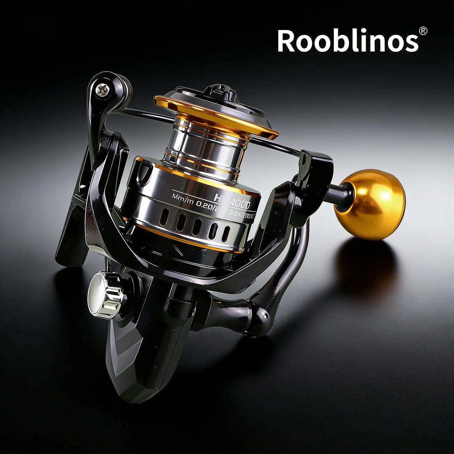 [Germany Stock] ROOBLINOS HEG Spinning Reel 5.2:1 Left Hand Plastic Body 230g Corrosion-Resistant & Anti-Reverse Fishing Reel