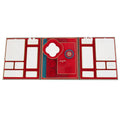 Factory Directly Sale High End Chengdu Jewelry Display Stand Props Wood Plastic Acrylic Velvet Jewelry Display Prop Base