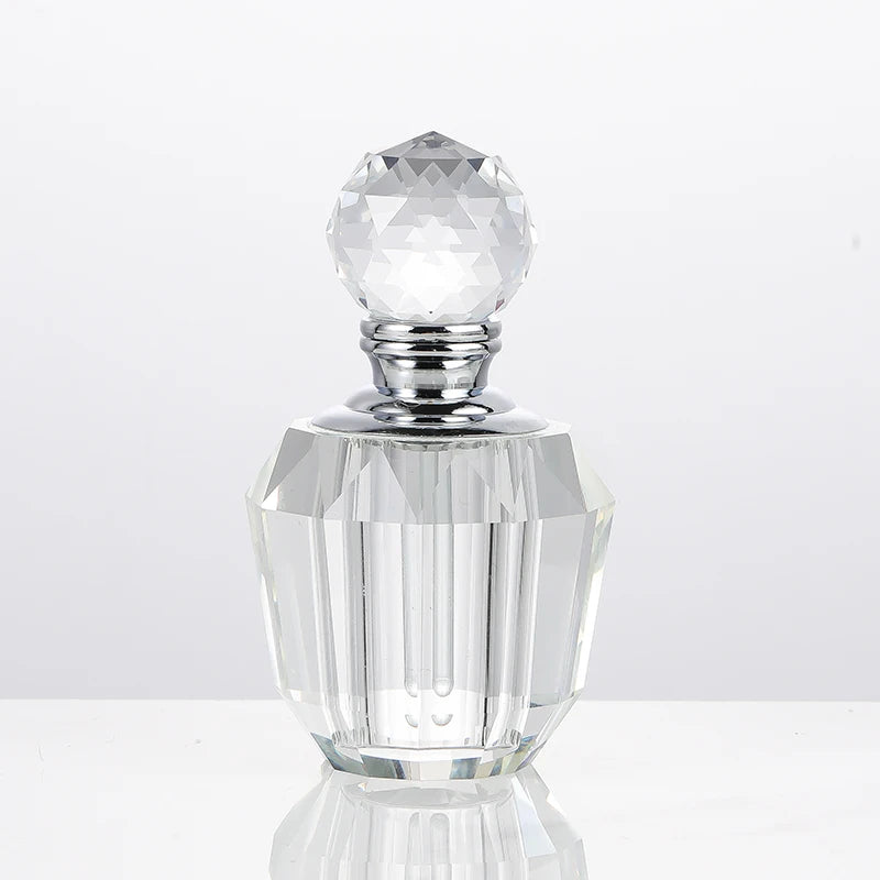 Professional 8ml Perfume Oil Glass Bottle Essential Oil Diffuser Plain Oud Oil Crystal Bottles with Dip Sticks