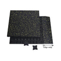 500*500/1000*1000mm Square Gym Rubber Floor Mats Tiles for Fitness