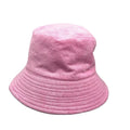 10 Colors Classic Men Women Blank Bucket Hat Terry Cloth Towel Brim Blank Fisherman Hat Solid Casual Bucket Hats