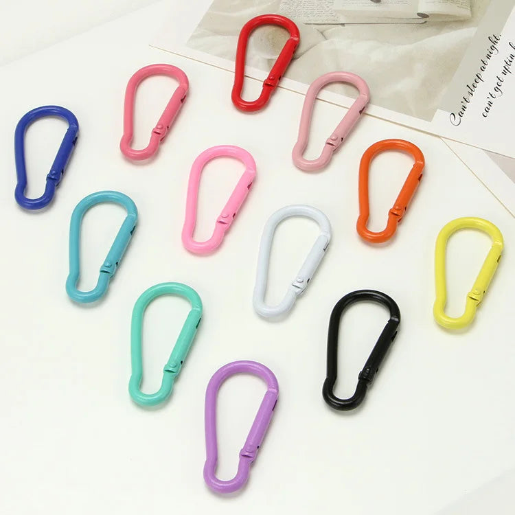 Aluminum Alloy Carabiner Clips Outdoor Camping Mini Lock Spring Snap Hook Carabiner Keychain