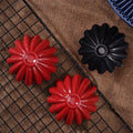 Large Size Oval Shaped Egg Tart Mold Flower Shaped Fruit Pie Pan Non-stick Cup Cake Mold