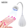 Low MOQ Rechargeable Cordless Nail Lamp Phototherapy Machine Quick-drying UV LED Nail Dryer 12W USB Battery Powered