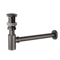 JIENI Modern Design Wall Drain Down Pipe G1 1/4 Bottle Trap Wash Basin Siphon for Hotel Bathroom