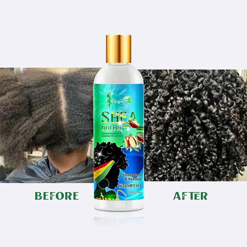 Arganrro Private Label Anti - Dandruff Oil Control African Womens Shea Butter Hair Shampoo and Conditioner