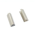 High Quality Rectangle Metal Toothed Clothing Tail Clip Belt End Tips Brass Belt Accessories