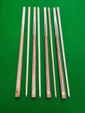 Wholesale Billiard Cue 1/2 Split Ash Shaft 57 Inches Walnut Billiard Pool Snooker Cue With 10mm Tip