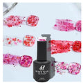 Mazy Nail 15ml Bottle Private Label LED UV DIY Designer Long Lasting Heart Shape Glitter Gel Nail Polish