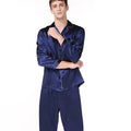 Factory Price Sleep Night Wear Men Pajama Set Sublimation 100% Mulberry Silk Pajama Pants for Men