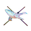 100cm 3D Hologram Display Fan Portable Generation 3D Hologram Projector Holographic Display Resolution 1080P 4 Blade for Indoor