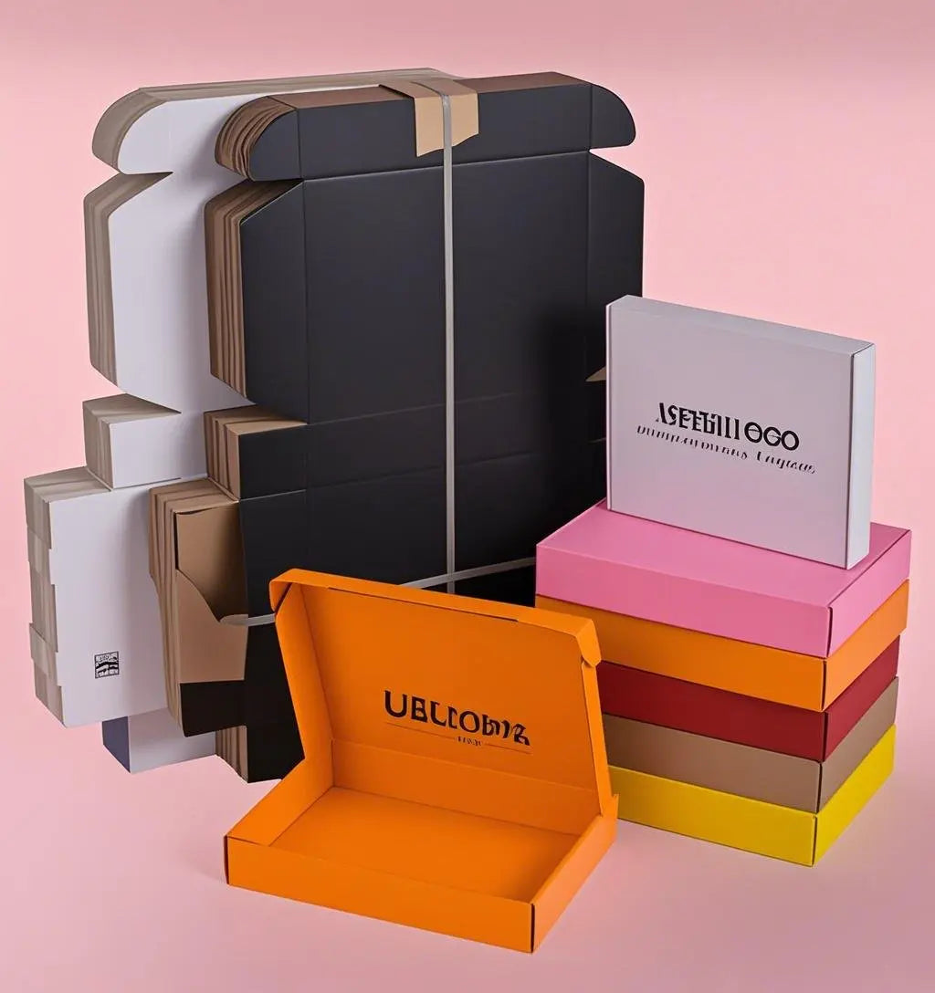 12x9x2 Inches Corrugated Mailer Box Flat Shipping Box for Posters and Documents