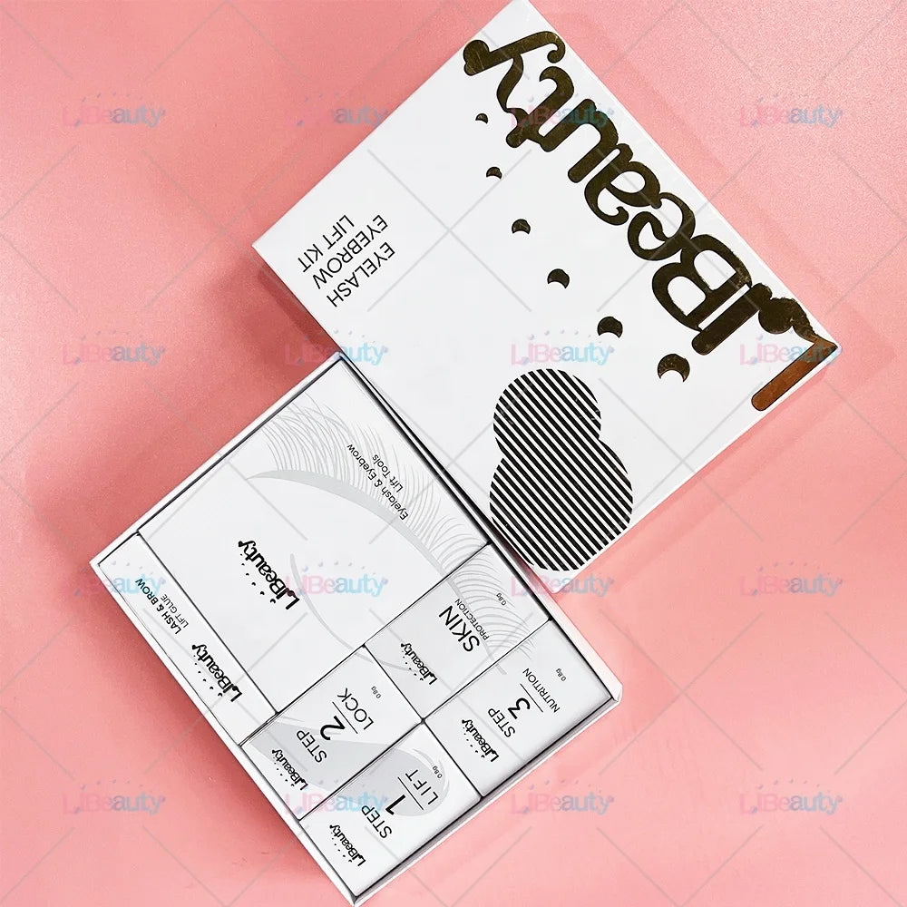 Libeauty Private Label Brow Lift Supplies Lotion Lash Lifting Sachets Kit